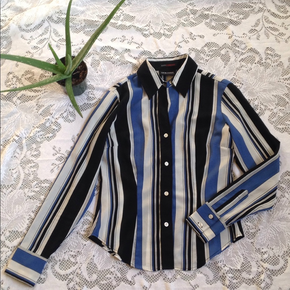 Sheer Button-down Shirt Size XS